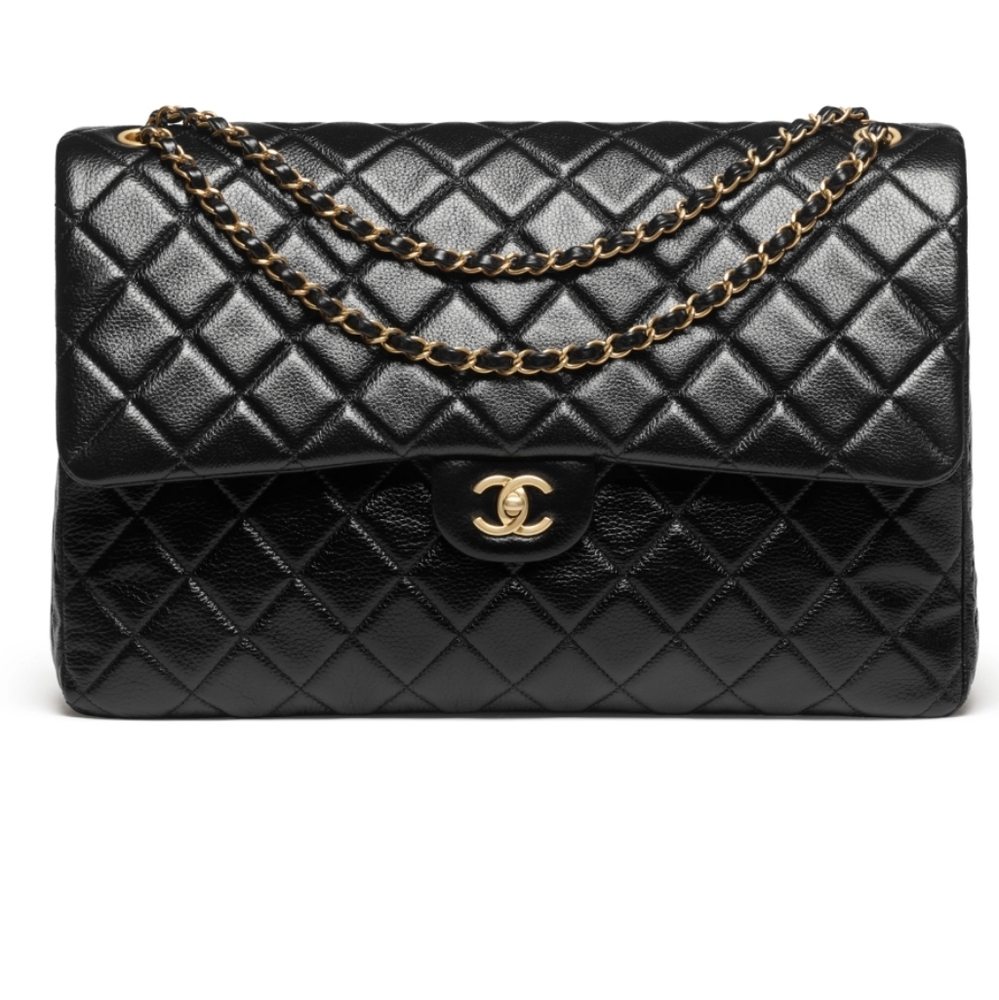 Chanel 25P Caviar Quilted XXL Maxi Flap Travel Bag Brand New 2025